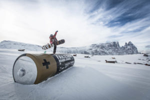 Snowpark King Laurin auf der Seiser Alm in den Dolomiten